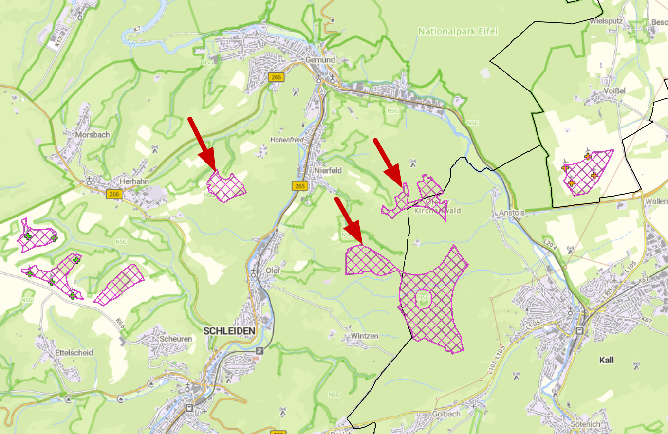 Aktuelle (Planungs-)Karten von NRW.de