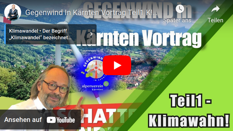 Vortrag Dr. Martin Steiner: Energiewendewahn - Windkraft: Netzinstabilität und Umweltschäden!
