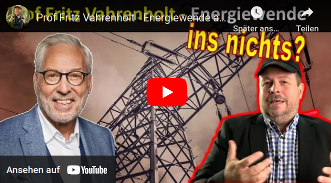 Prof. Dr. Fritz Vahrenholt Energiewende am Ende